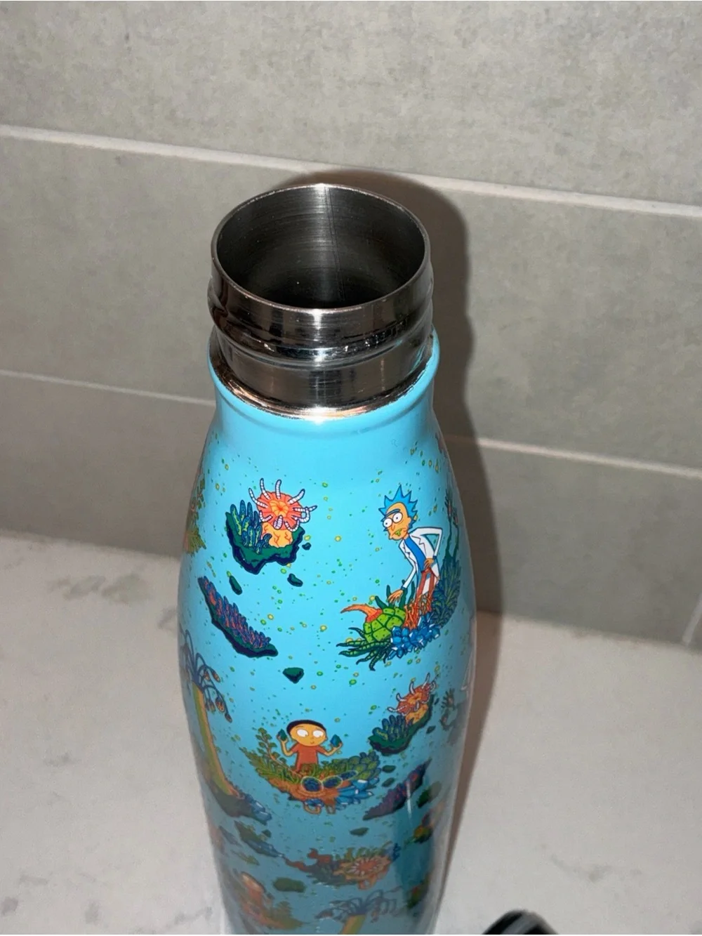 Rick and Morty thermal water bottle 500ml stainless steel hot cold
